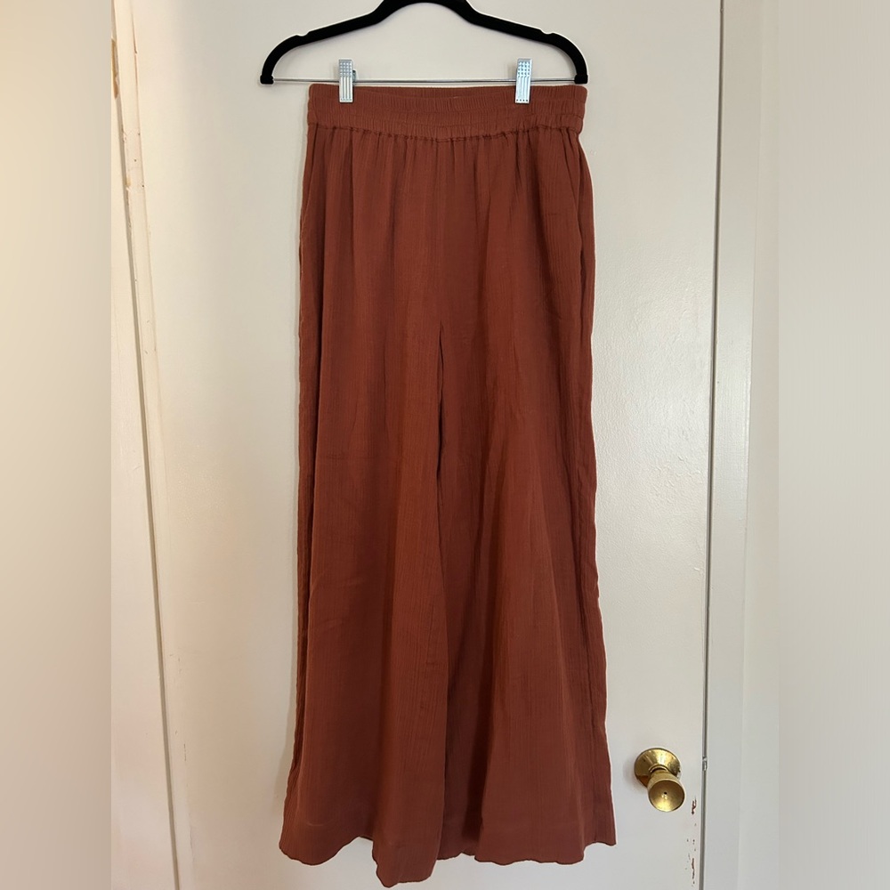 Abercrombie Cotton Wide-Leg Pants